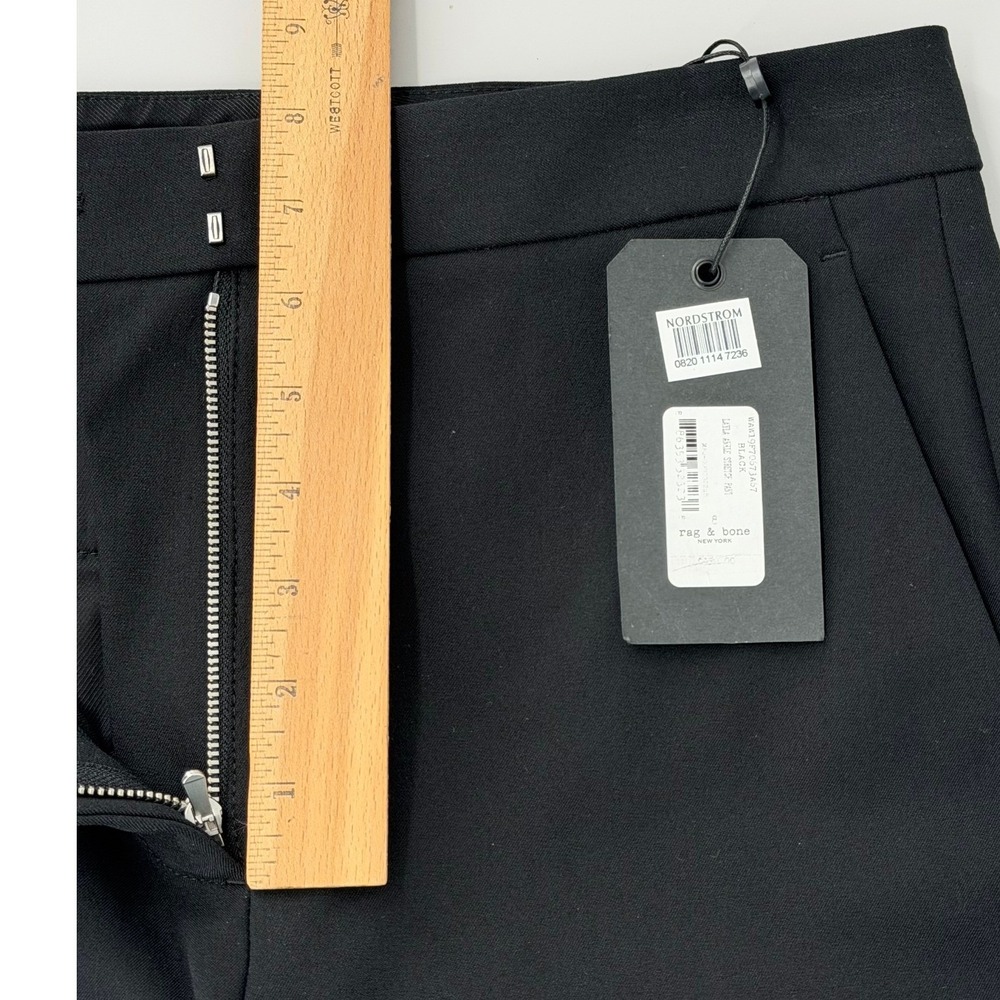 rag & bone Simone Pants Womens 8 Black Slim Stretch Ankle Trousers NWT - Picture 10 of 10